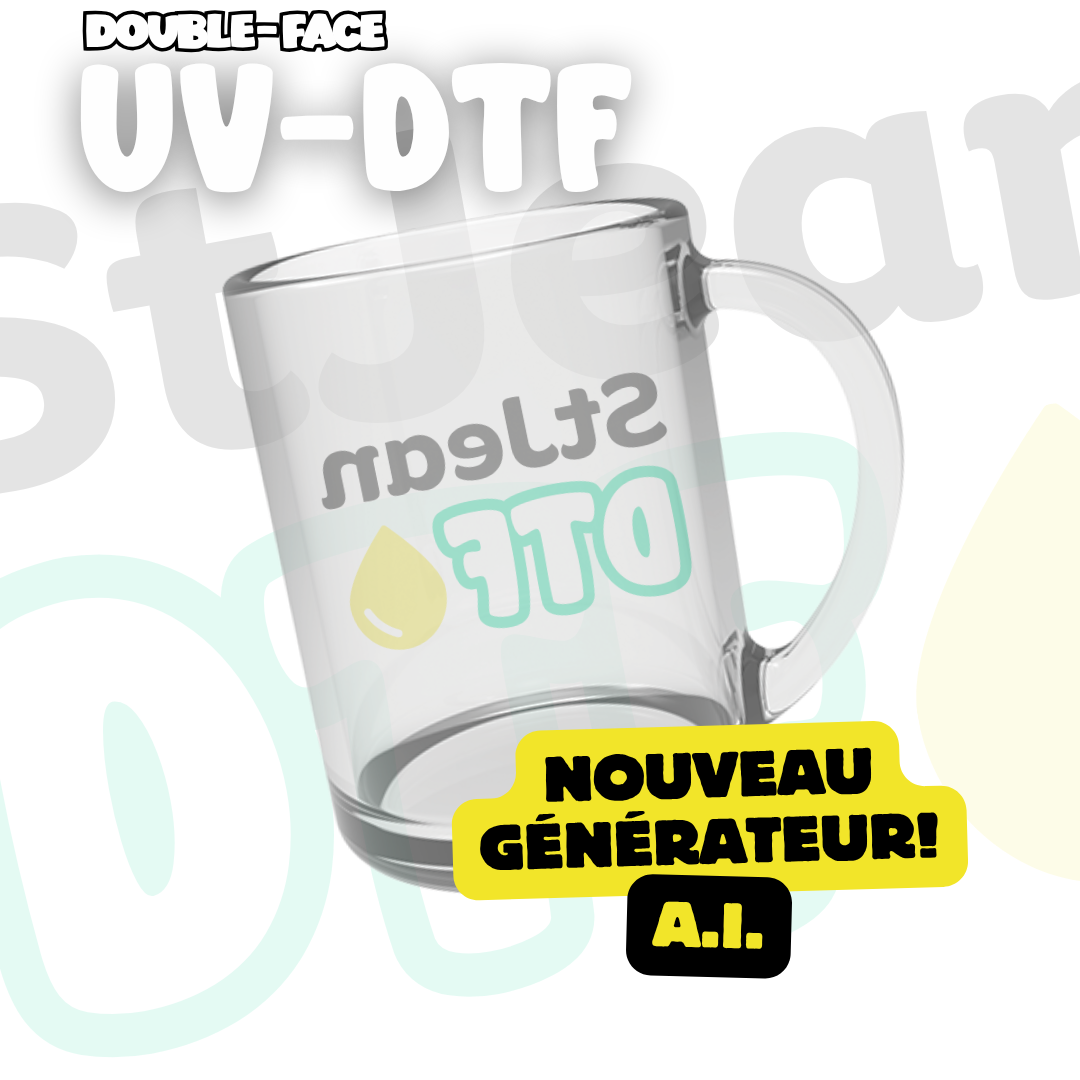 Créer votre Gang Sheet d'UV-DTF DOUBLE-FACE